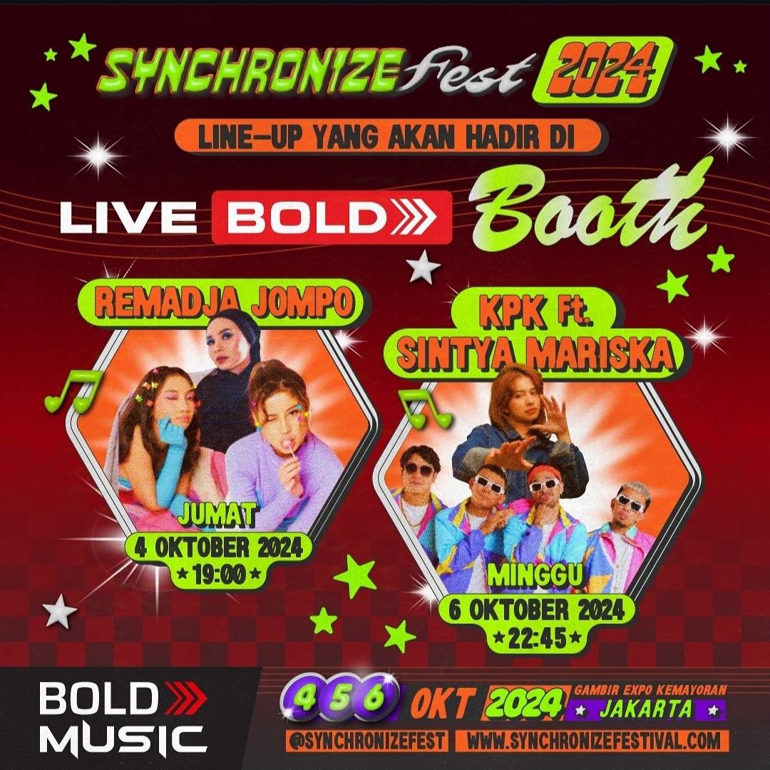 Booth Bold Music di Synchronize Fest